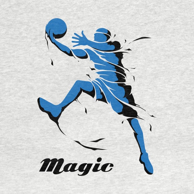 Orlando Magic Fans - NBA T-Shirt by info@dopositive.co.uk